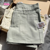 Ifomt Casual Women Blue Denim Mini Skirts Summer Vintage High Waist Pockets A-line Skirts Female Y2k Streetwear Slim Bottoms 2025