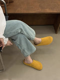 IFOMT Round-Toe Split-Joint Flat Shoes Slippers&Mules