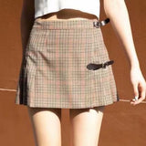 Ifomt Vintage Classic Black Cotton Skirt Women Summer Harajuku Casual Adjustable Button High Waist Skirts Femme Sexy Cute Faldas 2025
