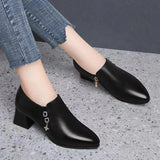 IFOMT  Botas Femininas Women Cute Sweet High Quality Square Heel Short Ankle Boots Lady Casual Street Winter Heel Shoes A790B