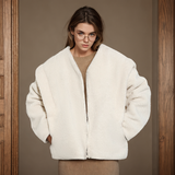 IFOMT Outfit Autumn Jacket Women Fashion Fall Winter White Fleece Outerwears Zipper Cardigan Furry Thick Coats For Women