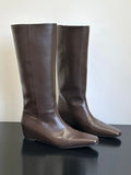 IFOMT Pointed-Toe Split-Joint Boots Pumps