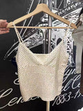 Ifomt 2025 New Style V-neck Lace Love Printed Camisole For Hot Girls Slim Sleeveless Tank Tops Y2K Fashion Bottoming Top Vest