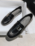 IFOMT Shallow Cut Square-Toe Loafers