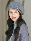 IFOMT Pleated Beret Hat Knitted Hats