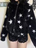 IFOMT Y2K Vintage Star Zip Up Hoodie