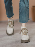IFOMT Lace-Up Rivet Round-Toe Split-Joint Boots Dr. Martens Boots