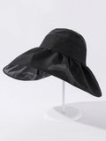 IFOMT Casual Pringting Hole Sun-Protection Large Wide Brim Bucket Hat