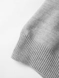 IFOMT Vintage Star Jacquard Crew Neck Sweater