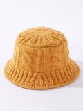 IFOMT Original Solid Knitting Bucket Hat