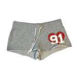 Ifomt Sexy Club Slim Hot Short Pants Y2K Streetwear Digital Print Grey Shorts Women Elegant High Waist A Line Wide Leg Suit Short Spring Style 2025