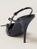 IFOMT Belt Buckle Hollow Pointed-Toe Split-Joint Pumps Sandals Sling Shoes