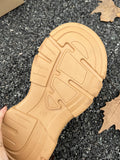 IFOMT Bowknot Round-Toe Split-Joint Platform Shoes Slippers&Mules