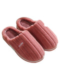 IFOMT Indoor Warm Non-Slip Solid Color Slippers