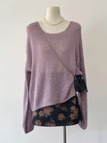 Ifomt New Autumn Beige Thin Transparent Long Sleeve Knitted Sweater With Hollowed Out Solid Color Basic Sheer Knitting Pullovers Top