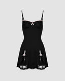 Ifomt Cami Covert Ribbons Coquette Dress