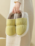 IFOMT Contrast Color Round-Toe Split-Joint Slippers