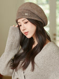 IFOMT Pleated Beret Hat Knitted Hats