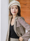 IFOMT Personality Striped&Plaid Beret Hat