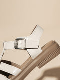 IFOMT Hollow Round-Toe Gladiators Sandals