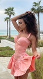 IFOMT Homecoming Dress Party Outfits Cute Mini 17th Birthday Dresses Pink Birthday Outfit P422