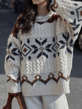 IFOMT Fair Isle Christmas Pullover Sweater
