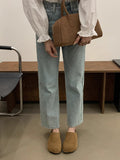 IFOMT Round-Toe Split-Joint Flat Shoes Slippers&Mules