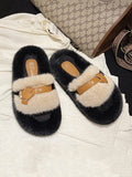 IFOMT Open Toe Split-Joint Platform Shoes Slippers
