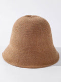 IFOMT Original Solid Knitting Bucket Hat