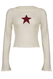 IFOMT Christmas Thanksg Gifts Fall Acubi Style Star Sweaters