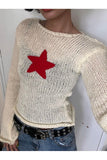 IFOMT Christmas Thanksg Gifts Fall Acubi Style Star Sweaters