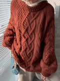 IFOMT Oversized Cable Knit Sweater