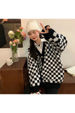 IFOMT Christmas Thanksg Gifts Fall Pastel Plaid Knit Sweater