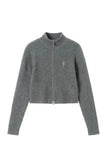 IFOMT Christmas Thanksg Gifts Fall Ribbed Zip-Up Turtleneck Sweater