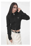 IFOMT Christmas Thanksg Gifts Fall Ribbed Zip-Up Turtleneck Sweater