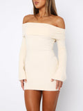 IFOMT Snow Angel Long Sleeve Mini Dress