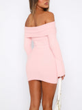 IFOMT Snow Angel Long Sleeve Mini Dress