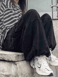 IFOMT Vintage Baggy Cargo Jeans