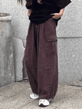 IFOMT Vintage Baggy Cargo Jeans