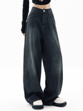 IFOMT Vintage Blue 90s Boyfriend Jeans