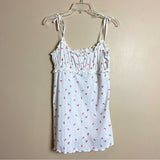 IFOMT White Blossom Pointelle Slip Dress