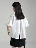 IFOMT 2024 New Fashion Elegant Butterfly Lace Short Sleeve Shirt