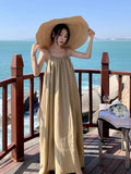 IFOMT 2024 New Fashion Elegant Seaside Resort Style Slip Dress