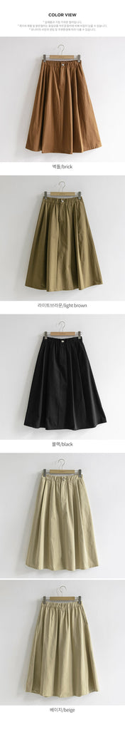Ifomat Claudette Pleated Skirt