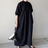 IFOMT 2024 New Fashion Elegant Stand Collar Graceful A-line Long Dress