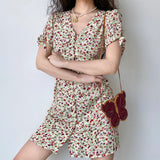 Ifomat Miriam Floral Button Dress