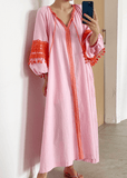 IFOMT 2024 New Fashion Elegant Simple Ethnic Style Fringed Dress