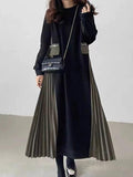 IFOMT 2024 New Fashion Elegant Split-joint Zipper Long Dresses
