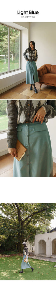 Ifomat Cressa Corduroy Skirt