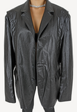 Ifomat Nadia Leather Blazer Jacket